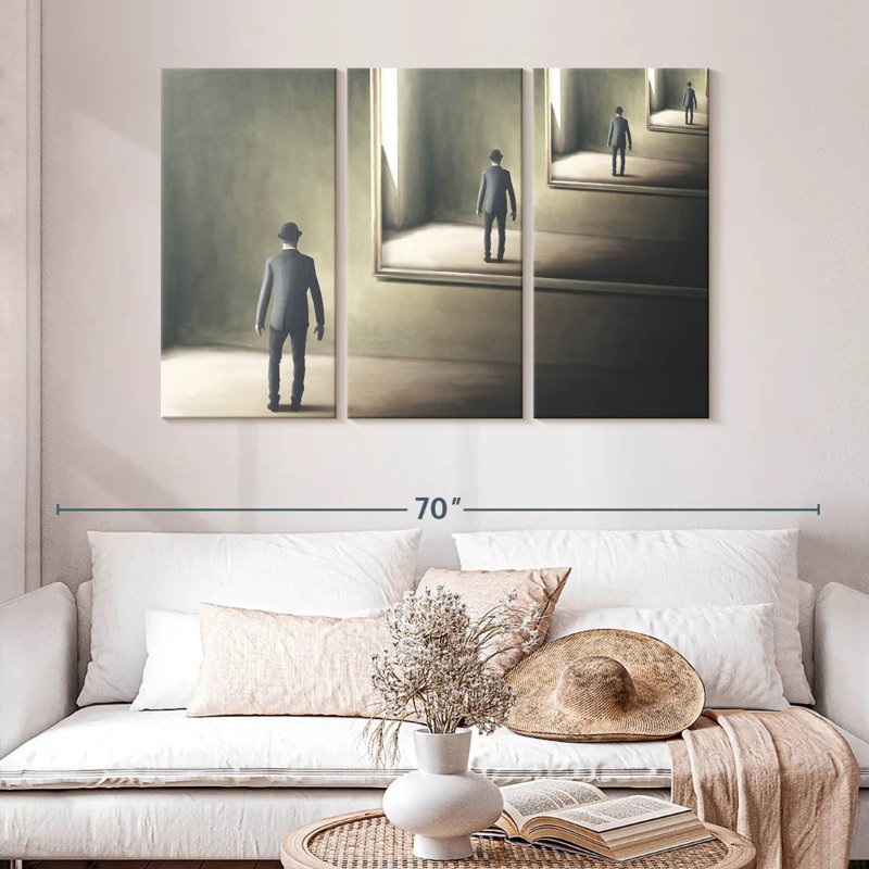 Kelan Infinite Man, 32" H x 50" W