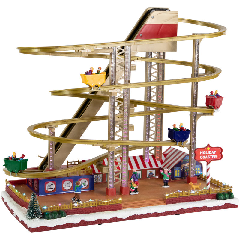 Carnaval Roller Coaster Christmas Village
