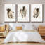 Rustic Bull II, ensemble de 3 toiles encadrées sur toile-1953006963-1953006960