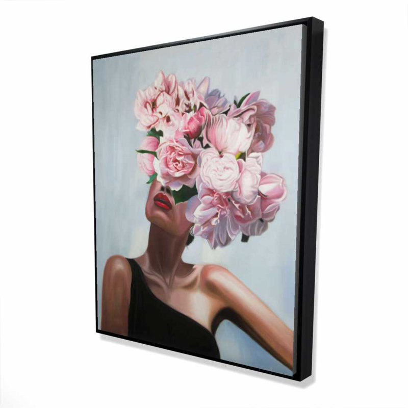 Art sur toile encadrée, "See life in fleurs - Feuilles", H 61,25 po x l 49,25 po