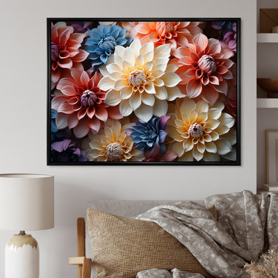 " Colorful Dahlia Efflorescence Tranquility "