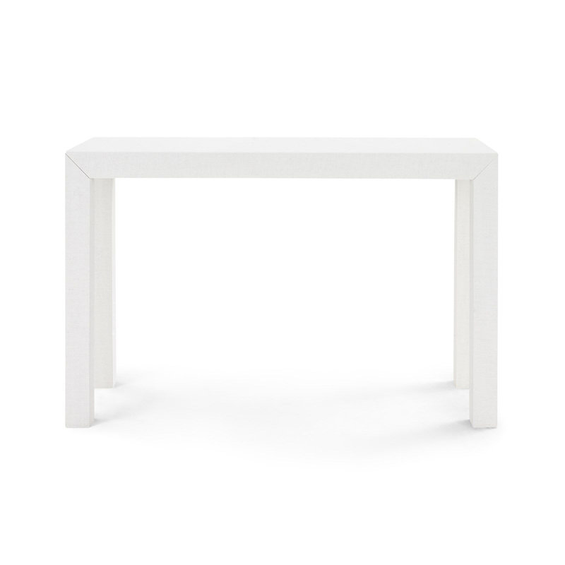 Parsons 48'' W Console Table, White