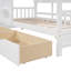 Lit simple avec 2 tiroirs et tablette de rangement-1126526144