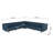 Upholstered L-Shaped Sectional Symmetrical-604184205