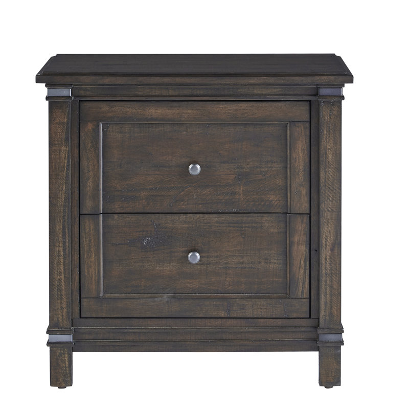 Deadra Kathi Two Drawer Nightstand