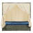 Arnger 77.2" Wide Outdoor Wicker Patio Daybed with Cushions, Curtain-418878125