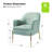 Cleo 26" Wide Contemporary Chair with Recessed Arms-398930832