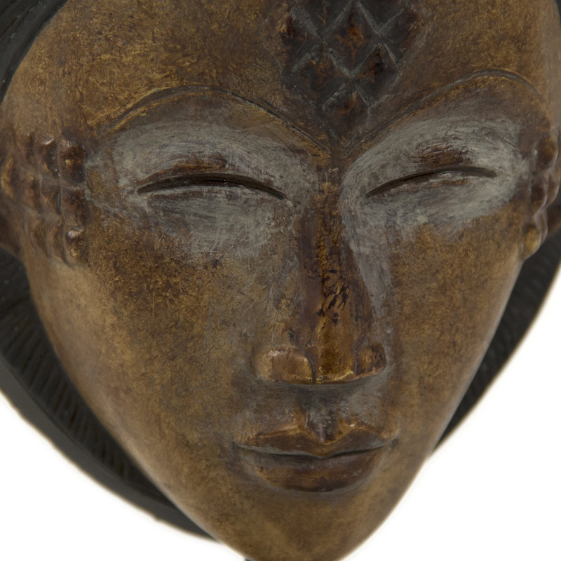 Asian Mask on Stand Sculture