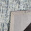 Tapis bleu / gris anthracite en laine touffeté à la main-31173326