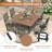 Patio Dining Set with 8 Padded Swivel Dining Chairs and 59" Square Dining Table-1088501321