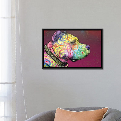 Pit Bull Soul, impression sur toile tendue