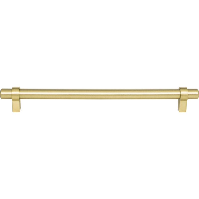 Key Grande Bar Pull, Brushed Gold, 8 13/16"