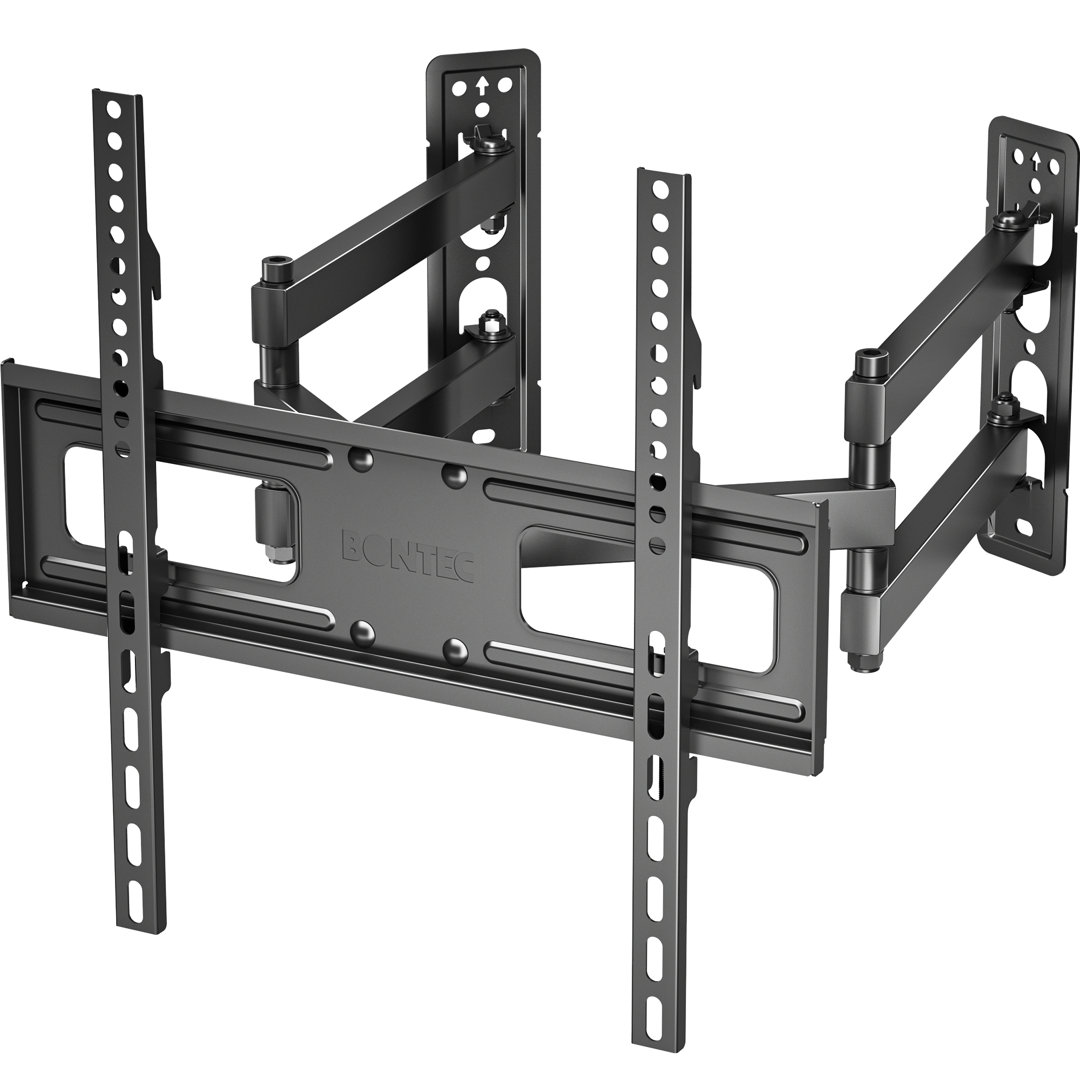1Home Black Wall Mount for Screens Holds up to 45 kg.
