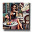 Art mural sur toile Bryant "Macaroons And Coffee In Paris Cafe" par Rey Klimt-1612903311