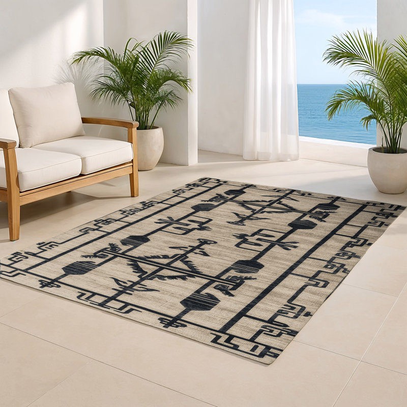 Tapis intérieur et extérieur ArtDeco, Rectangle 4pi x 6 pi