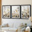 FLORAL Series CDXIX - Impression sur mesure encadrée de qualité supérieure - 3 pièces-2145821-2145823