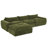 Ishmam Fully Compression Modular Boneless Sectional Sofa with Movable Ottoman-114114603