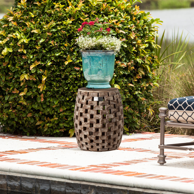 Table de bout avec tabouret de jardin Axen