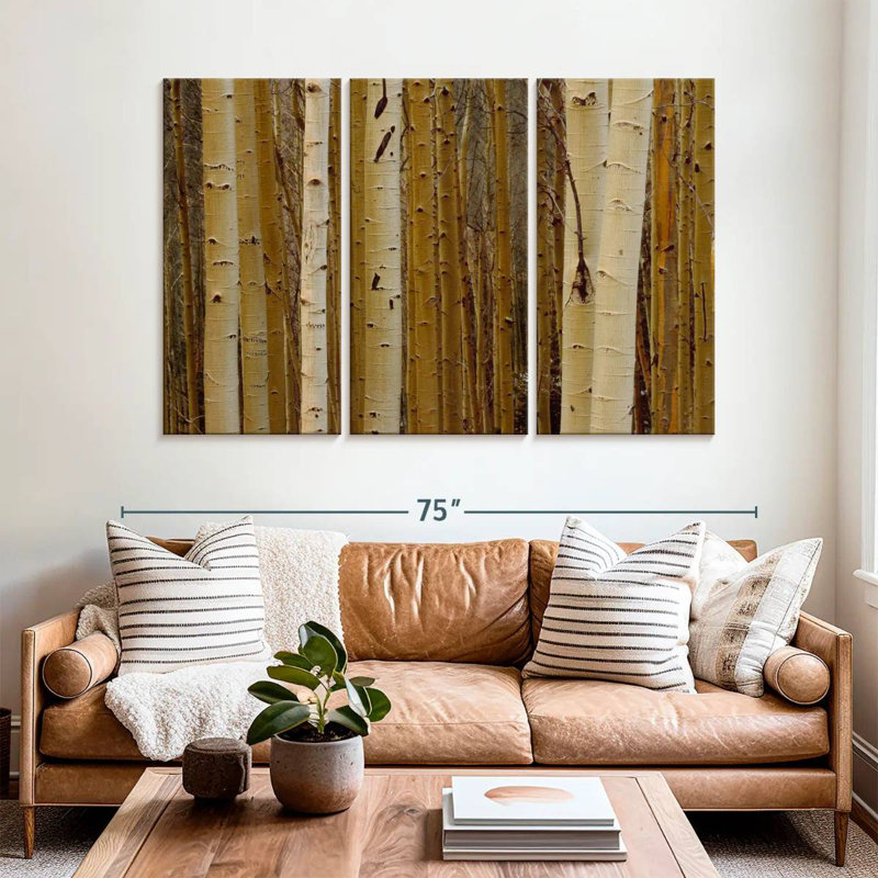 Alvord Aspen en hiver, H 42 po x l 65 po
