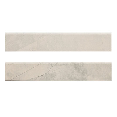 Sonoma Cameo 3 in. x 18 in. Polished Porcelain Bullnose Tile Trim