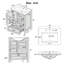 Meuble-lavabo moderne autoportant 24 po avec lavabo en céramique et rangement intelligent-1732740641