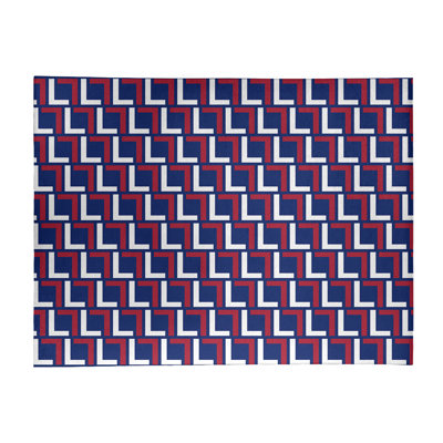 Chenille Geometric Indoor Rug