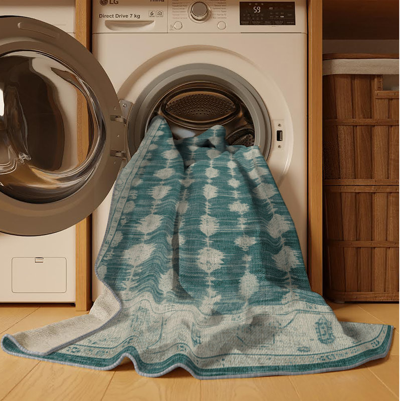 Tapis brun lavable à la machine, Rectangle 2 pi x 3 pi