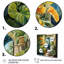 Tropical Paradise Toilet Vibrant - Bath & Laundry Canvas Art Print-883914193-883914198