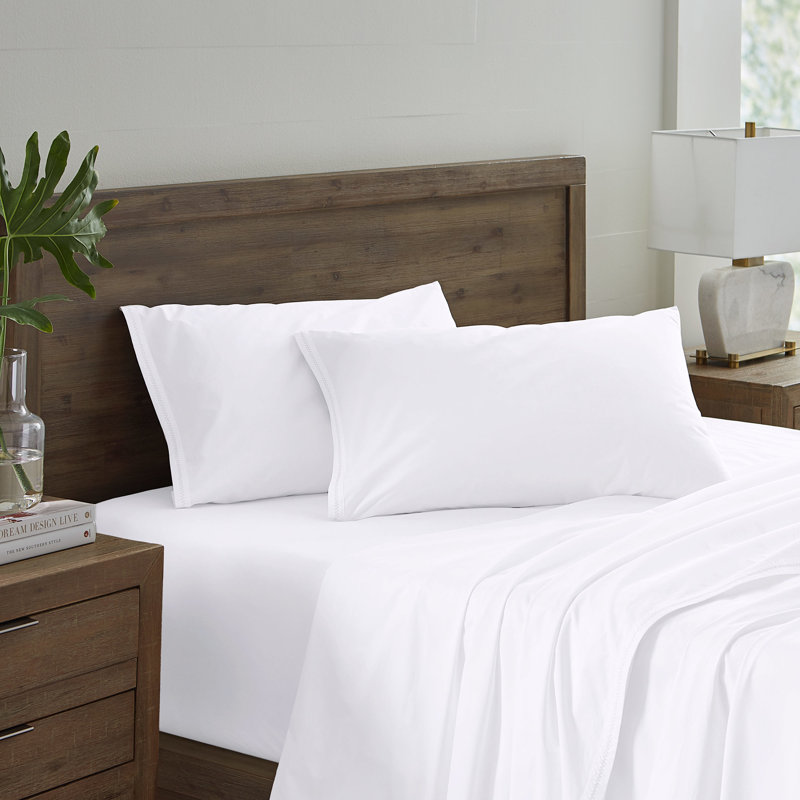 Martex Solid Microfiber Sheet Set, Light Gray, King Sheet Set + Fitted Sheet + 2 Pillowcases