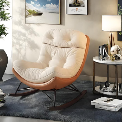 Chaise berçante élégante et confortable pour les loisirs