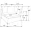 Canapé modulaire 5 pièces-6330575