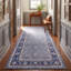 Tapis Thicket2 style persan traditionnel audacieux bleu gris crème, lavable en machine, antidérapant, à poils courts, pour intérieur et extérieur, adapté aux animaux domestiques, idéal pour salon, chambre, salle à manger, entrée, couloir, bureau-2086392502