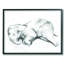 « jolie éléphant, dessin de couleur neutre à motif gris baby animal », impression-512019216-512019228