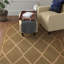 Tapis intérieur/extérieur brun à forme géométrique Kulas-29440458