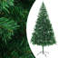 Arbre de Noël artificiel illuminé avec support Décoration de fête d'arbre de Noël