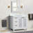 Schreck 43'' Single Bathroom Vanity with Top with Mirror-812378521-911081178