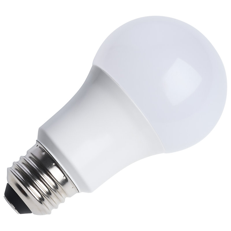 DEL A19 9,8 watts - IRC 90+ - Base moyenne - Plastique - 120 volts, 4000