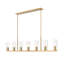 Lustre linéaire à 7 lumières Esma-100156997