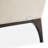 Paris Chic Armless Chaise - Cremini/Espresso