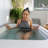 Iroquois 67 In. 1-Person Mono-Jet All-In-One Cold Plunge Ice Bath/Hot Tub With Built-In Chiller/Heater In Chestnut