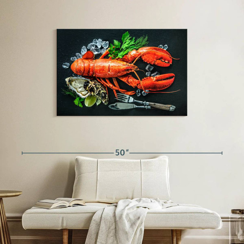 Yarlin Delicious Lobster, 26" H x 39" W