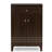 Baxton Studio Engineered Wood Shoe Cabinet With White Striped Door Pattern 35.1" H