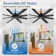 Ikera 72'' Large Windmill Ceiling Fans with Lights and Remote, Quiet Reversible DC Motor, 8 Aluminum Blades, Timer, 6''/12'' Downrods, for Indoor/Covered Outdoor Use