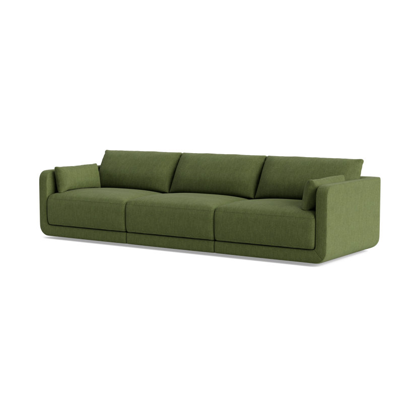 Eva Modular Sofa, Performance Weave - Basil