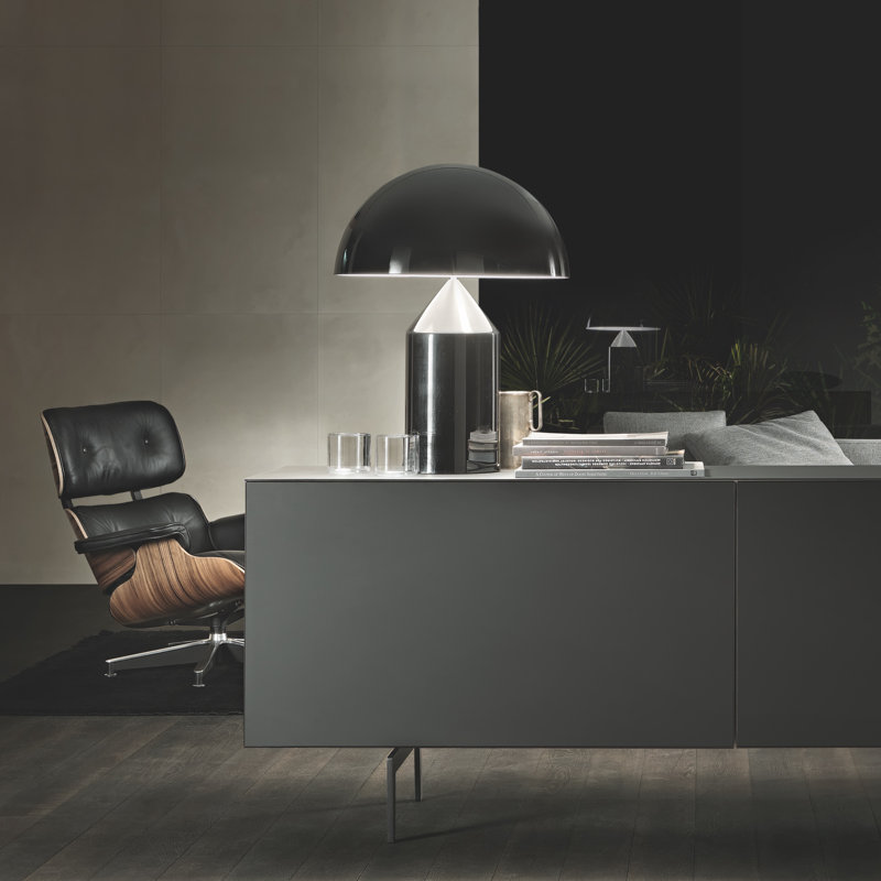 Atollo Table Lamp, Black