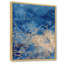 Abstrait classique bleu et or II - peinture sur toile-67380461-67380455