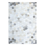 Atomo Cowhide Geometric Area Rug