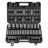 Drive Impact Socket Set 1/2" 26 Piece Deep Sockets Set Metric 11Mm -36Mm