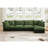 Comfortable Chenille Covey with Versatile Configurations for Living Spaces-842614106