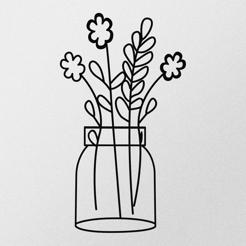 Decorative Metal Wall Accessory, Black Finish, 15.7 x 27.6 inches | 100% Metal Construction, Thickness: 0.06 inches | Easy Wall Mounting with Back Hook, Stylish Addition to Home or Office Décor